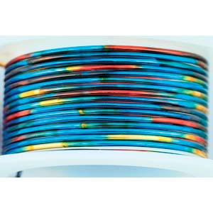 Artistic Wire 20 Ga - Multicolor Blue/Red/Gold, 1 rulle