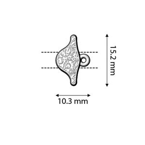 Cymbal Element - Aosa 24K Guldpläterade 2-pack