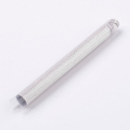 Hänge tassel polyester - Silver 65-74mm