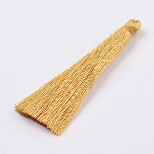 Hänge tassel polyester - Guld 65-74mm 1 styck