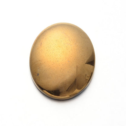 Cabochon Hematit - Oval Guldfärgad 30x22mm 1 styck