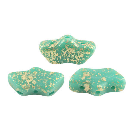 Delos® par Puca® - Opaque Green Turquoise Splash 10 gram