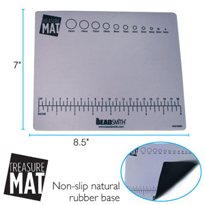 Pärlmatta - Non- slip med mått 21,5 x 18cm, 1 styck