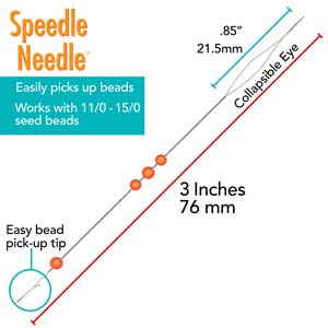 Pärlnålar - Speedle needle 2-pack