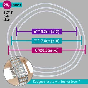 Endless Loom - Gummiband Klara 1 mixad  förpackning