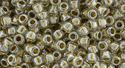 TOHO seed beads - Gold-Lined Crystal 8/0