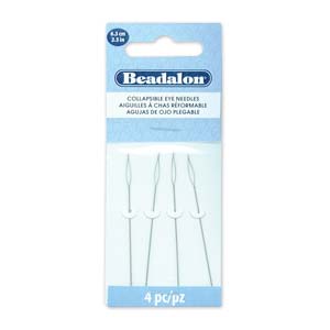 Pärlnålar Beadalon - Collapsible Eye needle 4- pack