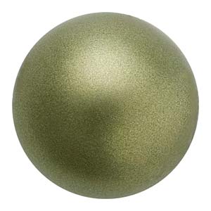 Preciosa Pearl Round - Maxima Dark Green 6 mm 1 sträng