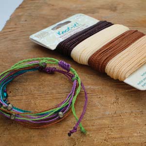 Knot-it  Waxed Brazilian cord - Java Vibes 4 x 13,7 m