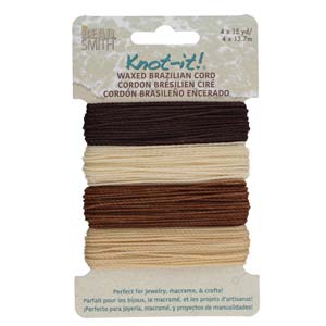 Knot-it  Waxed Brazilian cord - Java Vibes 4 x 13,7 m