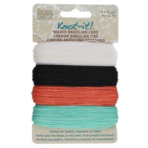 Knot-it  Waxed Brazilian cord - Ocean Dreams 4 x 13,7 m