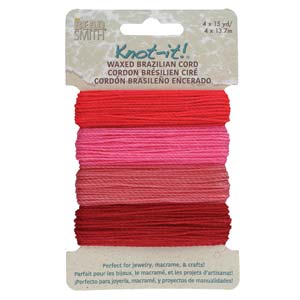 Knot-it  Waxed Brazilian cord - Floral Vibes 4 x 13,7 m