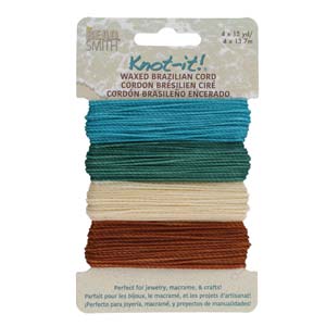 Knot-it  Waxed Brazilian cord -  Beach N´Sea 4 x 13,7 m