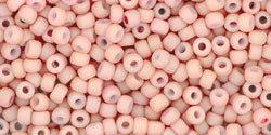 TOHO seed beads - Opaque Pastel Frosted Shrimp 11/0