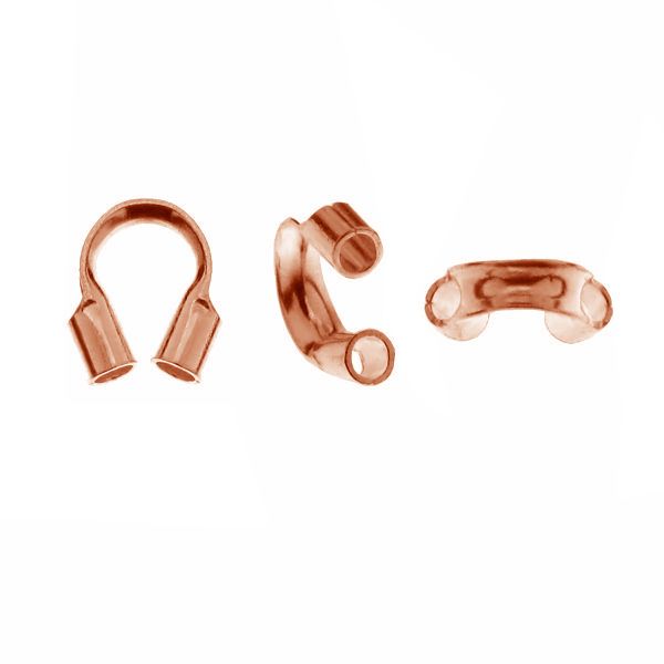 Wire guard 925 Silver 18K Rose Gold - 2st