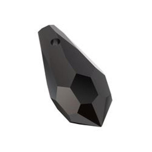 Preciosa Drop Pendant - Jet 5,5x11mm, 1 styck