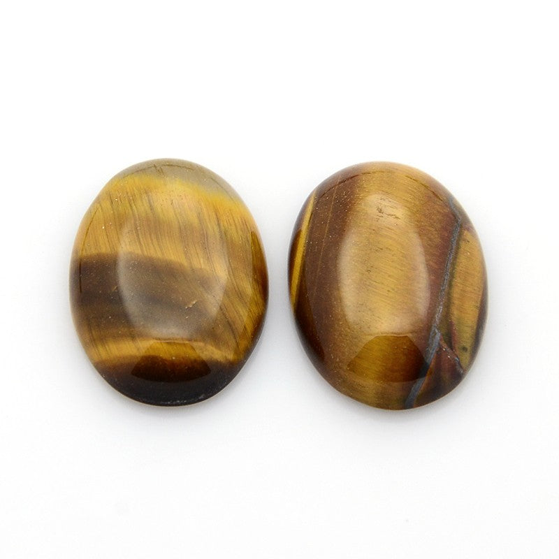 Cabochon Tigeröga - Oval 25x18mm 1 styck