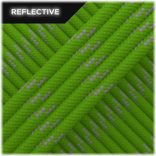 Paracord reflective, Green golf 550 #R455 - 10 Meter