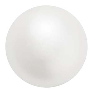 Preciosa Pearl Round - Maxima White 8 mm, 1 sträng Preciosa
