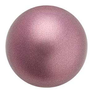 Preciosa Pearl Round - Maxima Light Burgundy 6 mm 1 sträng