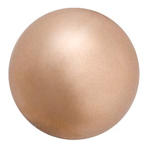 Preciosa Pearl Round - Maxima Bronze 4 mm 1 sträng