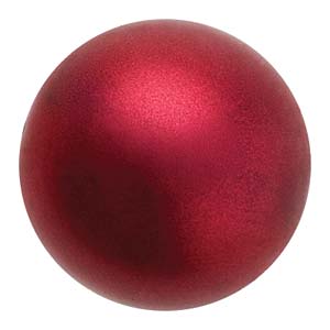 Preciosa Pearl Round - Maxima Bordeaux 4 mm 1 sträng