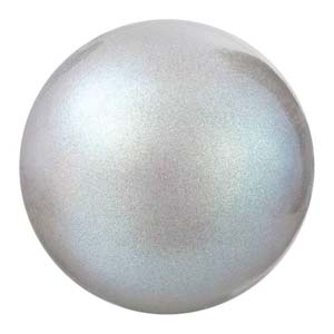 Preciosa Pearl Round - Maxima Pearlescent Grey 4 mm, 1 sträng Preciosa