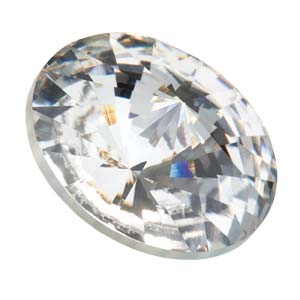 Preciosa Rivoli Maxima - Crystal 12mm, 1 styck