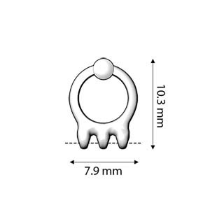 Cymbal Element Örhängen - Farali III Antik Brons Pläterad 2-pack