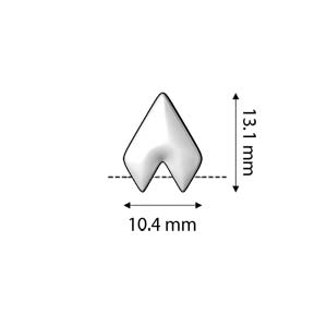 Cymbal Element Örhänge - Provatas II i Antik Silverpläterad 2-pack