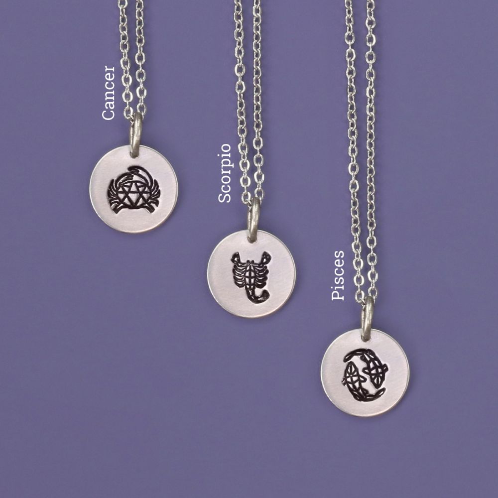 ImpressArt - Geometric Zodiac Signature Designstansar, 6mm Scorpio