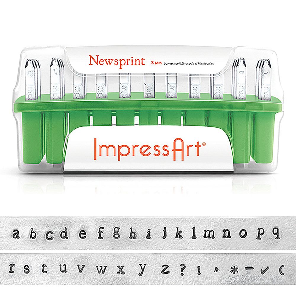 ImpressArt - Newsprint Plated Stanspaket Gemener