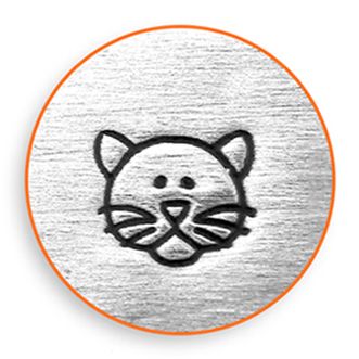 ImpressArt - Cat Face Signature Designstans, 6mm