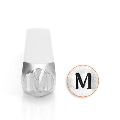 ImpressArt - Mu Greek Letter Stamp, 6mm