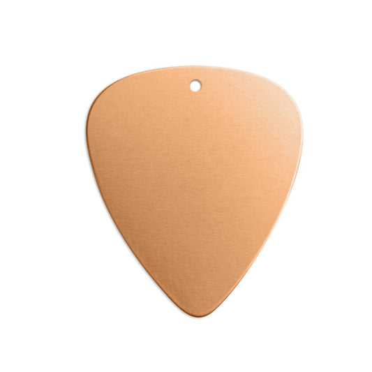 ImpressArt - Guitar Pick w/ Hole, 1 1/2"- Premium Stamping Blanks Koppar, 18g 3 st