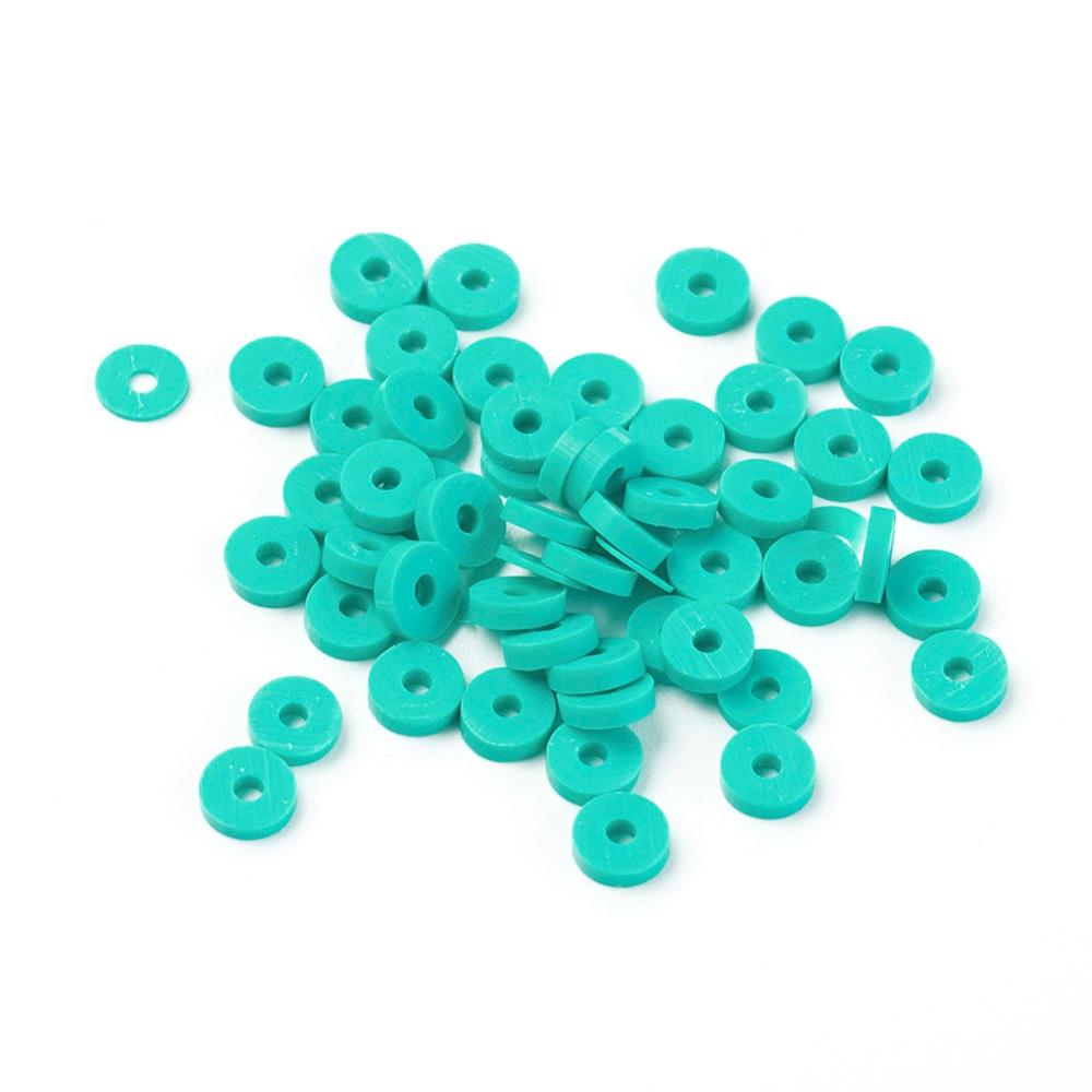 Heishi Pärlor - Turquoise 3mm - 1 Sträng