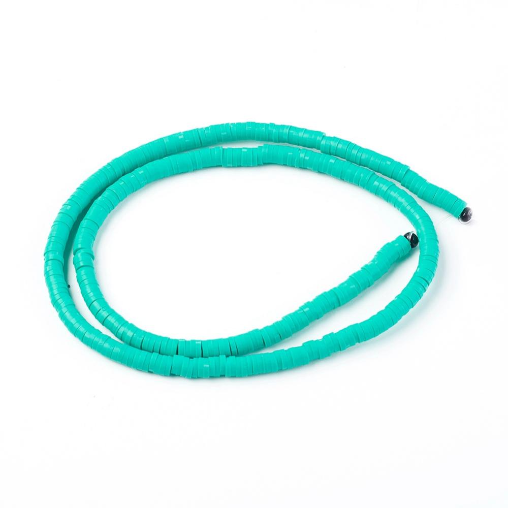 Heishi Pärlor - Turquoise 3mm - 1 Sträng