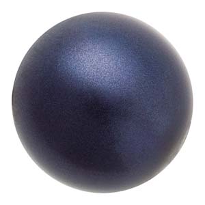 Preciosa Pearl Round - Maxima Dark Blue 8 mm, 1 sträng Preciosa