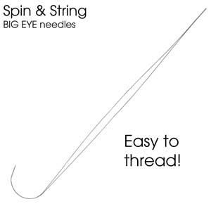 Pärlnålar Basic Elements - Spin & String, 2-pack