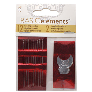 Pärlnålar Basic Elements - Nr 10 (12-pack)