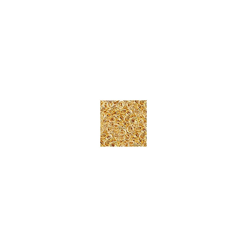 Bindringar 24K guldpläterade - 12x1,5mm, 20- pack