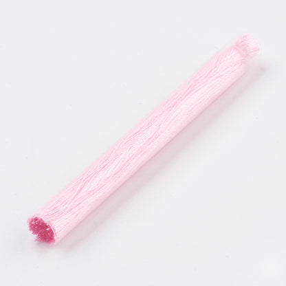 Hänge tassel polyester - Ljusrosa 65mm 1 styck