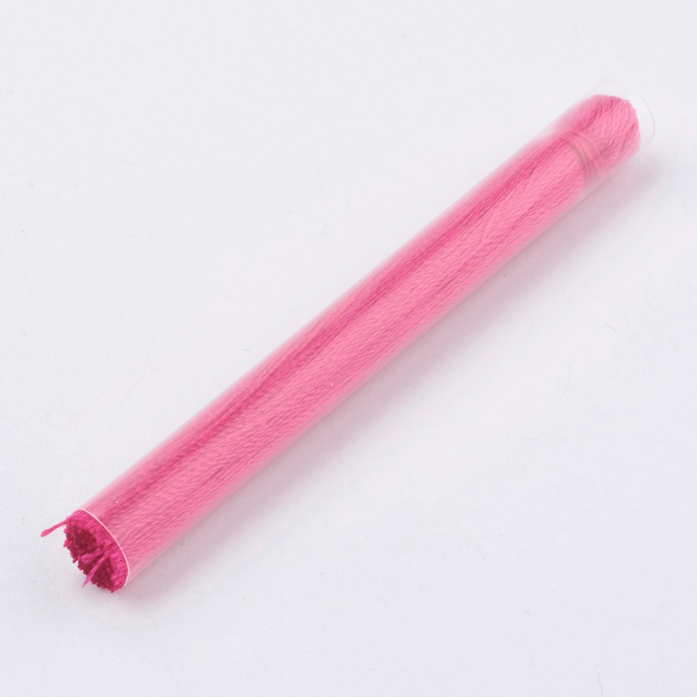 Hänge tassel polyester - Fuchsia 65-74mm 1 styck