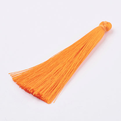 Hänge tassel polyester - Orange 65-74mm 1 styck