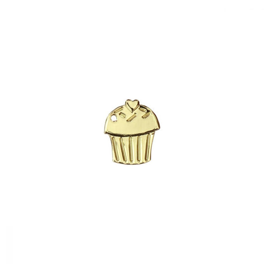 ImpressArt - Cupcake Charm Stamping Blank Gold Plated 24 st