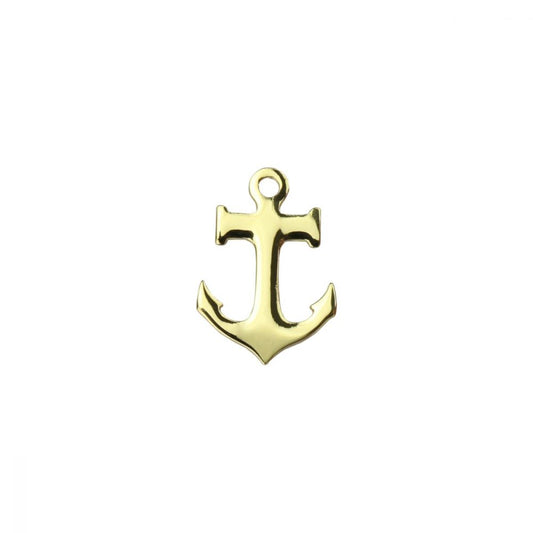 ImpressArt - Anchor Charm Stamping Blank Gold Plated 24 st