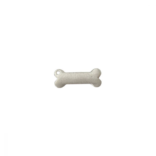 ImpressArt - Dog Bone Charm Stamping Blank Silver Plated 24 st