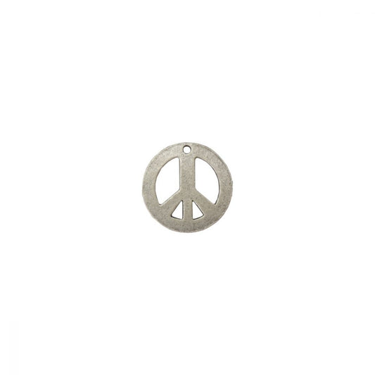 ImpressArt - Peace Charm Stamping Blank Silver Plated 24 st