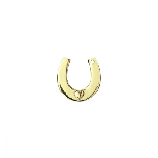 ImpressArt - Lucky Horseshoe Charm Stamping Blank Gold Plated 24 st