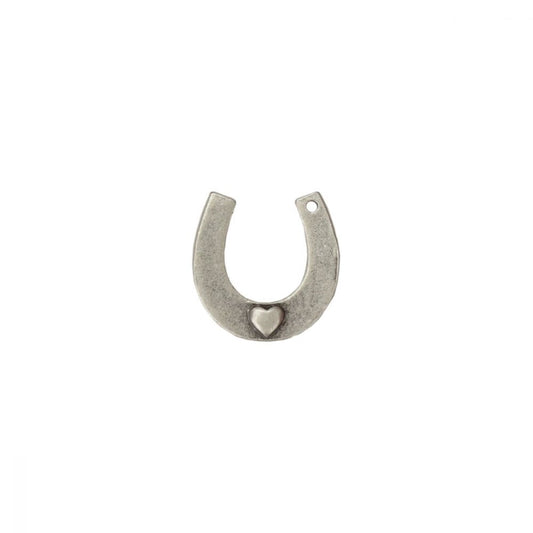 ImpressArt - Lucky Horseshoe Charm Stamping Blank Silver Plated 24 st